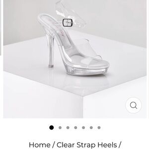 Clear Strap Heels
